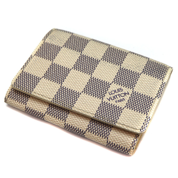 Louis Vuitton Damier Azur card case White - Picture 1 of 6